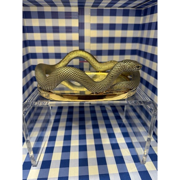 NEW Snake Tray + Snake Candle Holder BBW Halloween 2024 SET OF 2 - Picture 4 of 9